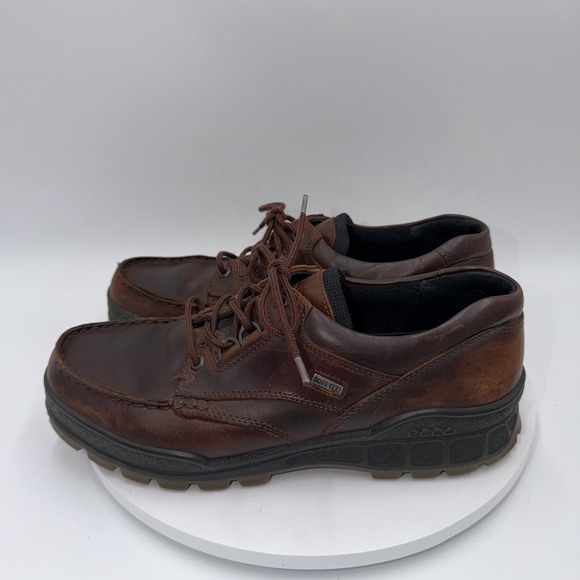 Ecco Other - Ecco Track 25 Shoes Men's 44 / 10 Brown Leather Gore-Tex Lug Moc Toe Hiking